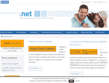 Tablet Screenshot of empleopublico.net